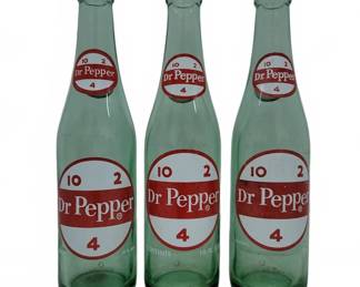 Dr Pepper Glass Soda Bottles Glass