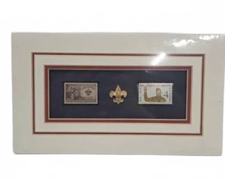 Boy Scouts of America Stamp and Pin Set
