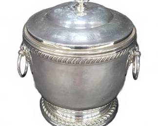 E.P.C. Silver Plated Ice Bucket with Lid