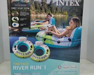 Intex River Run Inflatable Tube Twin Pack