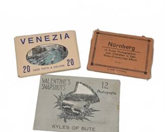 Travel Photograph Souvenir Booklets, 20th Century