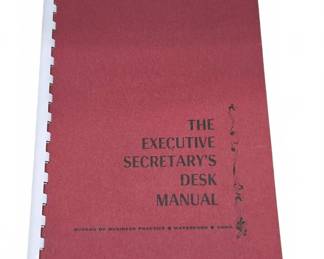 The Executive Secretary's Desk Manual 1984
