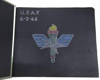 1960s USAF and Travel Photograph Scrapbook