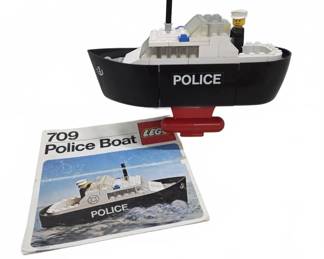 1978 LEGO 709 Police Boat with Manual