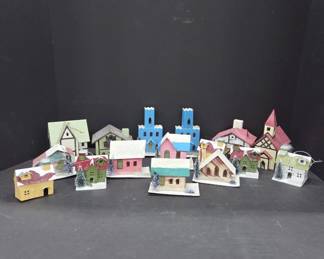Cardboard Christmas Houses
