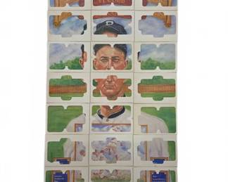 1983 Donruss Ty Cobb Diamond King Puzzle