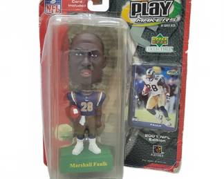 Upper Deck Play Makers Marshall Faulk Bobblehead