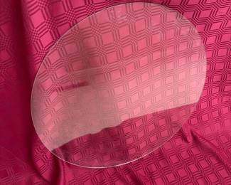 102 Clear Acrylic or Glass Round Disc