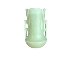 035 Art Deco Celadon Green Ceramic Vase