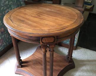 Small round table