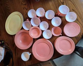 Vintage Pink ModerntoneStyle Dinnerware  Serving Pieces