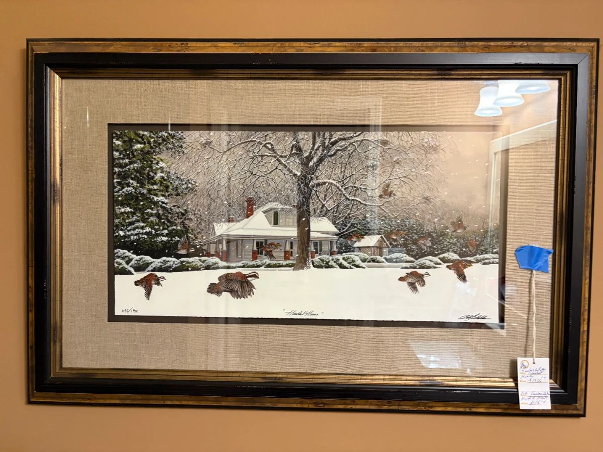 D1-$178. Bob Timberlake "Headed Home" signed print 1152/1890 edition 34"x22"