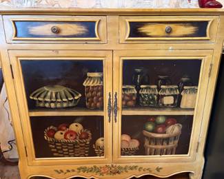D26- $130 Side Cabinet with Painted Front 41"x 11"x37"