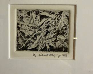 D6-$52. Richard Mayberry woodblock 20.25"x 14.25"