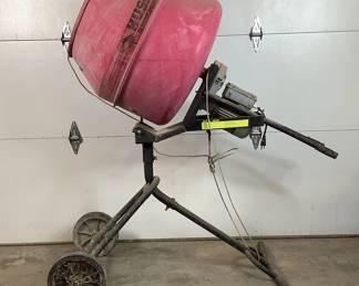 Husky Electric Cement Mixer