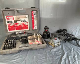 Porter Cable Profile Sander & More