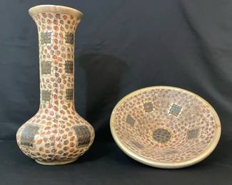 Mosaic Chip Textured Pottery
