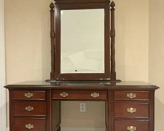 Wood Vanity Desk