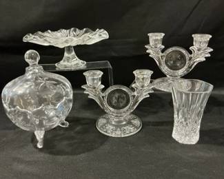 Clear Cut Glass Decor