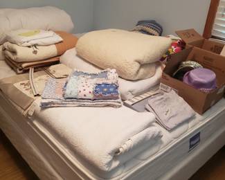 bedding and linens
