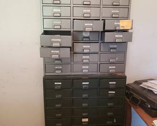 filling cabinets