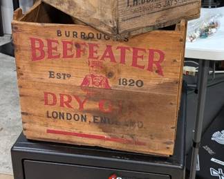 VINTAGE SHIPPING CRATES - SMALL SAFE