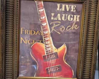 GUITAR WALL ART MEDIUM