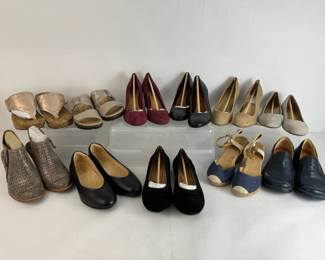 Vionic, Clarks, Naturalizer, White Mountain Sofft Womens Shoes Lot 11 Pairs