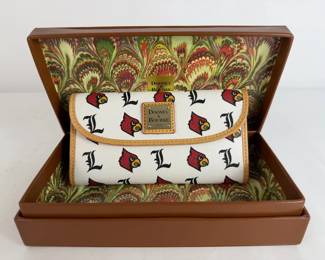 Dooney Bourke Louisville Cardinals Wallet with Presentation Box
