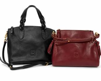 Dooney Bourke Celeste Satchel Bordeaux Medium Zip Hobo Handbags