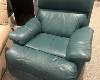 Leather recliner