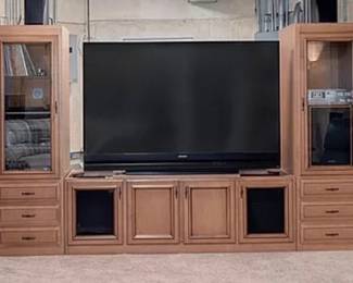 Wall unit (shown without bridge installed (TV not for sale)