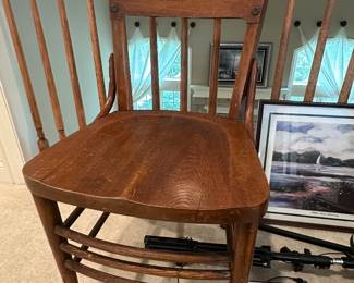 Wood side chair
