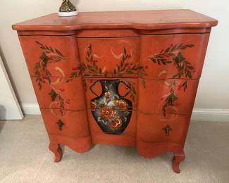 Painted chest of drawers