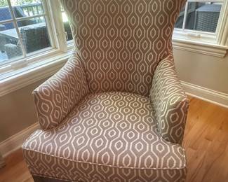 (2) matching Walter E. Smithe uholstered armchairs......