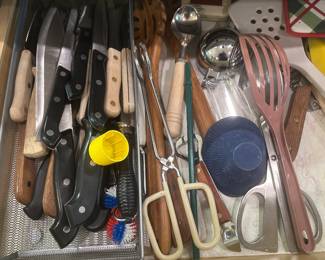 Knives and utensils
