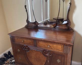 Antique dresser with mirror.....