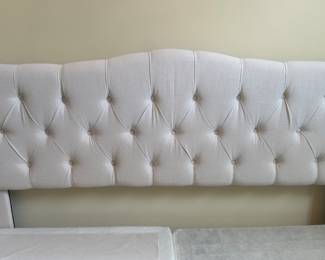 Upholstered king size headboard