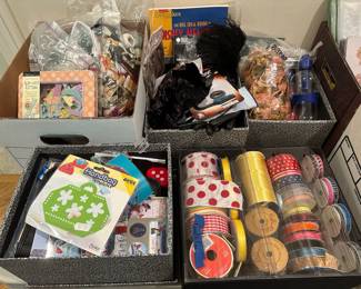 Crafts and scrapbooking supplies.....