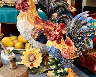 BUTTER MOLDS AND ROOSTERS