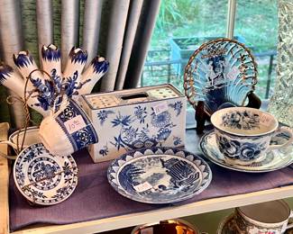 BLUE AND WHITE CHINA