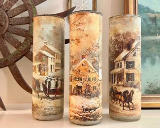 CURRIER AND IVES CANDLES