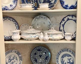 BLUE AND WHITE CHINA