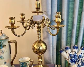 BRASS CANDLEHOLDER