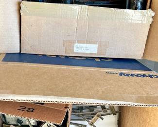TRAIN STUFF IN BOXES