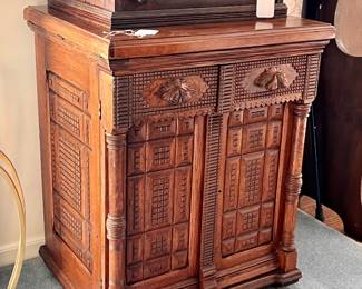 SEWING CABINETS  WITH GREAT CARVING