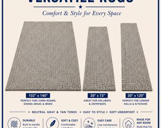 Neutral Tone Matching Rugs
