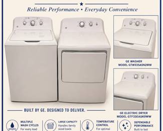 GE Washer & Dryer