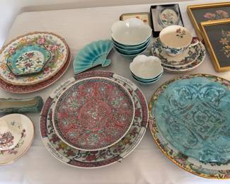 Vintage asian and oriental porcelain
