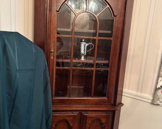 Corner china cabinet - ethan allen